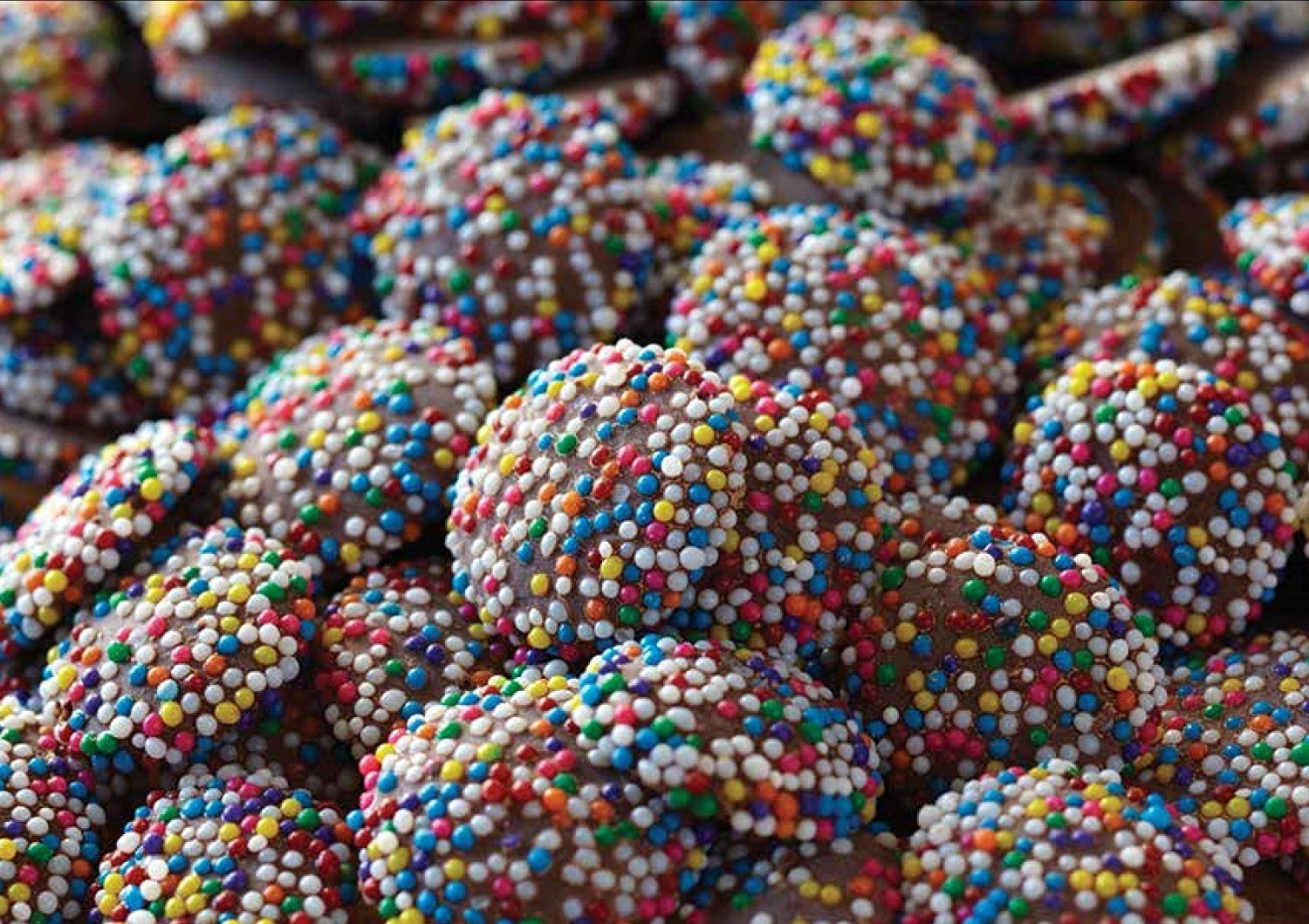 Chocolate Rainbow Nonpareils by Its Delish (2 lbs)