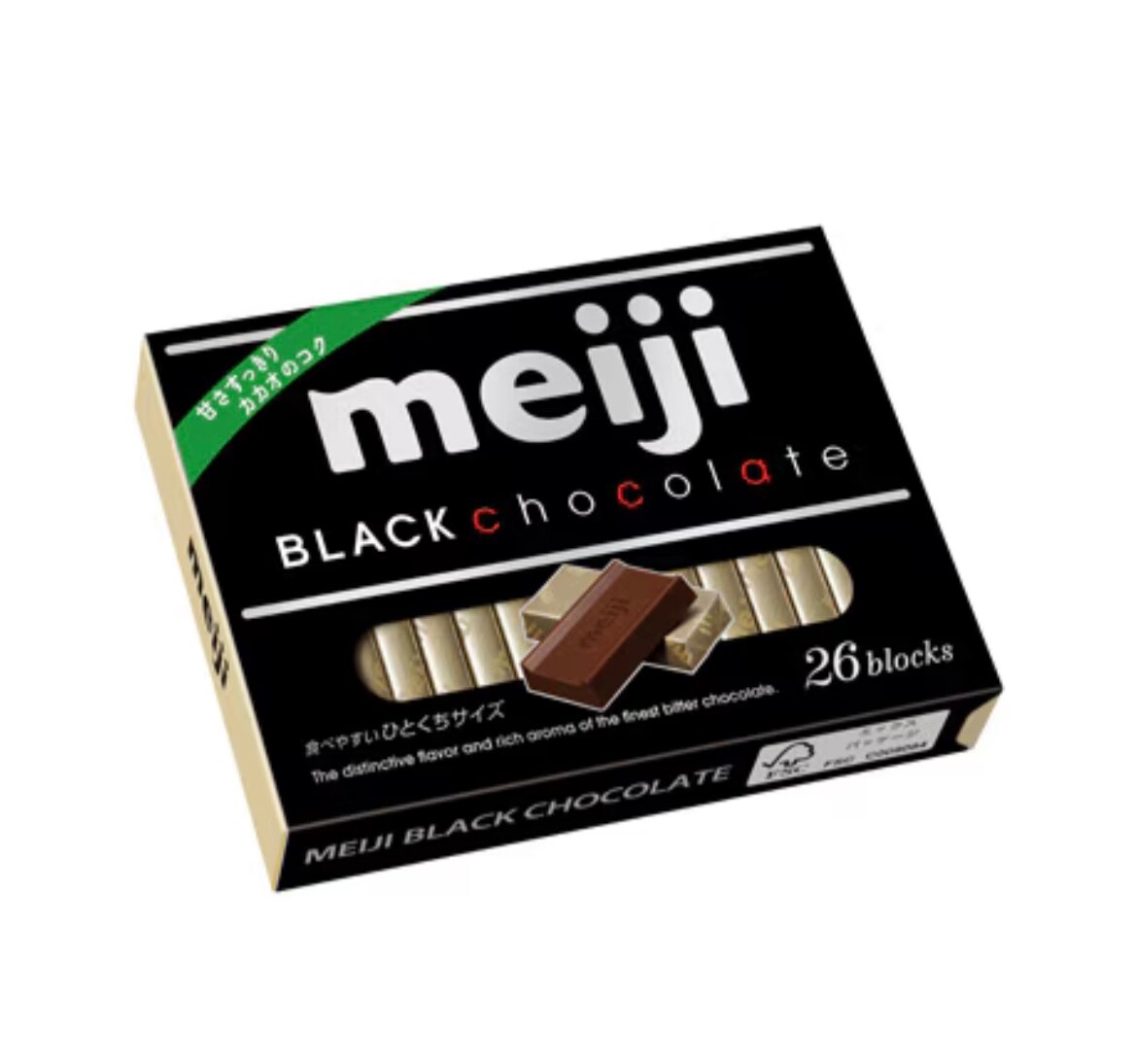Meiji Black Chocolate BOX (26 pieces) Chocolate Meiji Direct from Japan