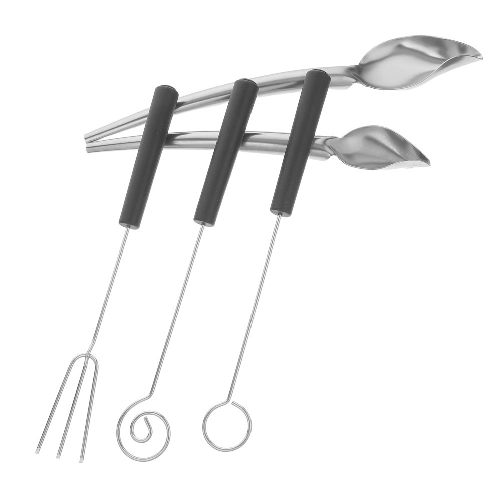 5PCS Culinary Decorating Spoon Set – Chef Art Pencil Tools – Stainless Steel