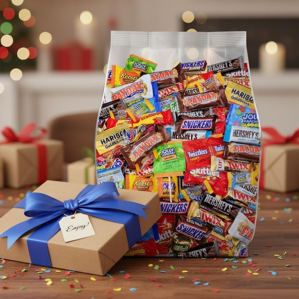 Assorted Chocolate and Candy Variety Pack Bulk – 2lb Bulk Candy Individually …