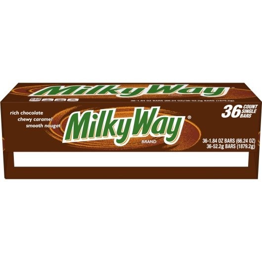 Milky Way Single Chocolate Bar, 1.84 Ounce, 360 Per Case
