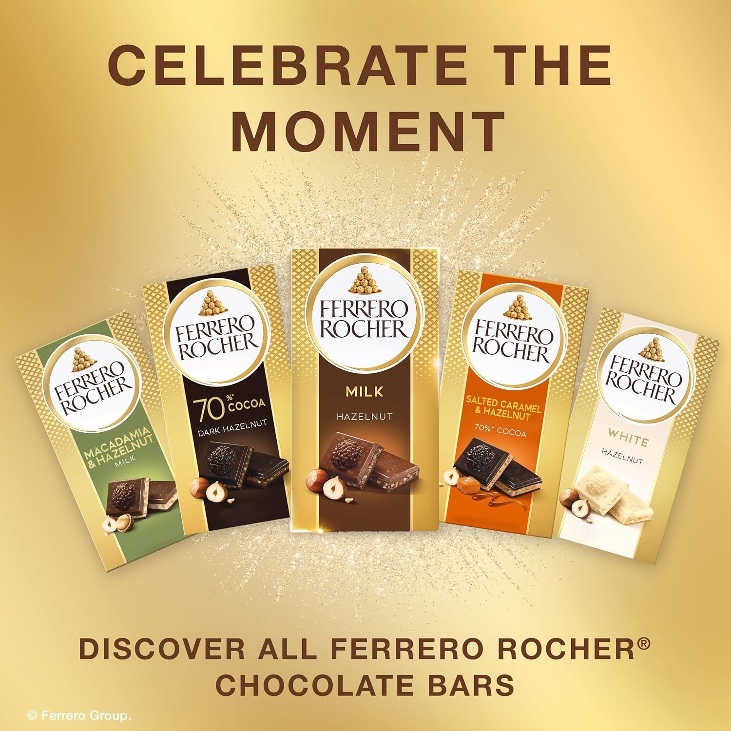 Chocolate Bars, 8 Pack, Dark Chocolate Hazelnut and Crunchy Salted Caramel, ​…