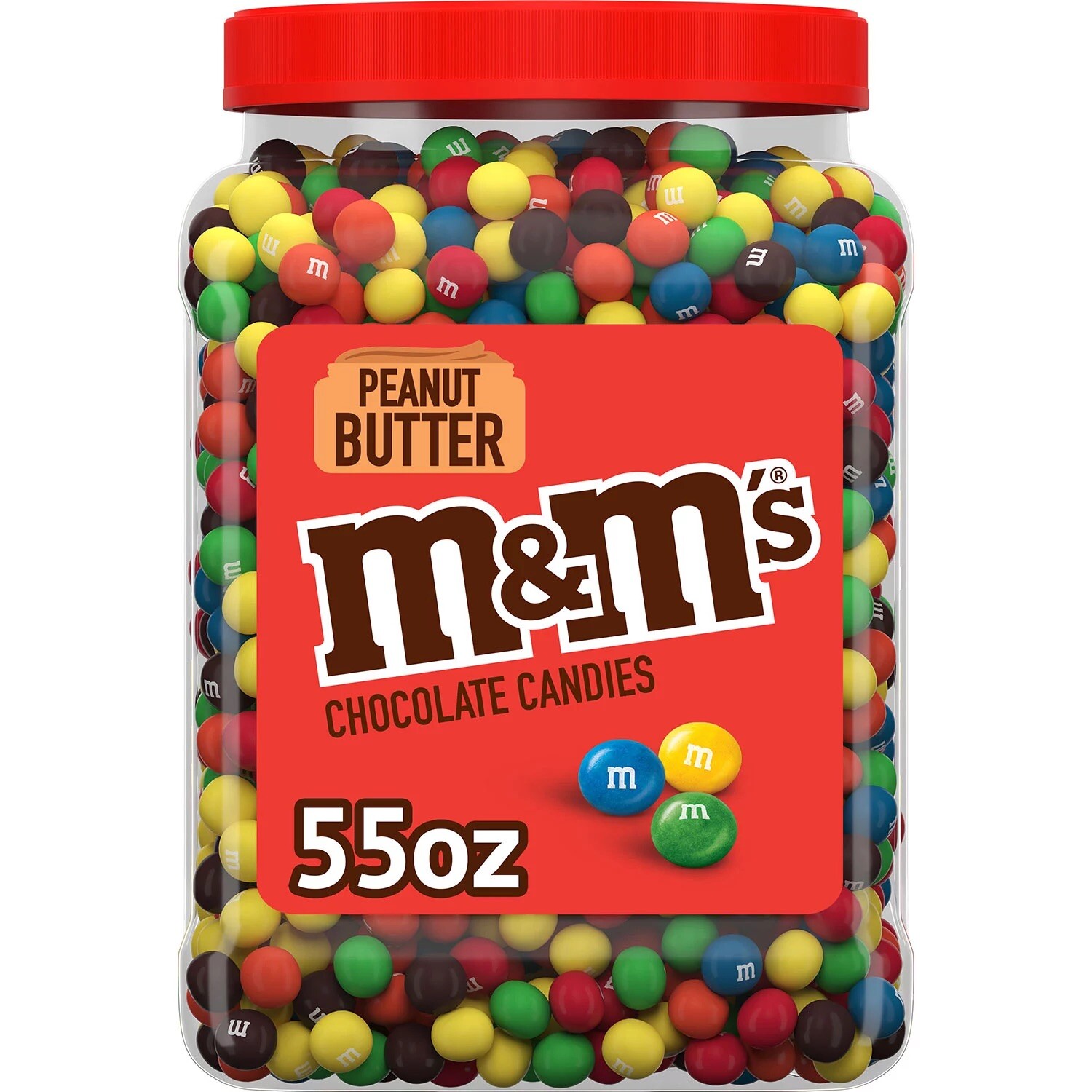 M&M’s Peanut Butter Chocolate Candies – 55oz