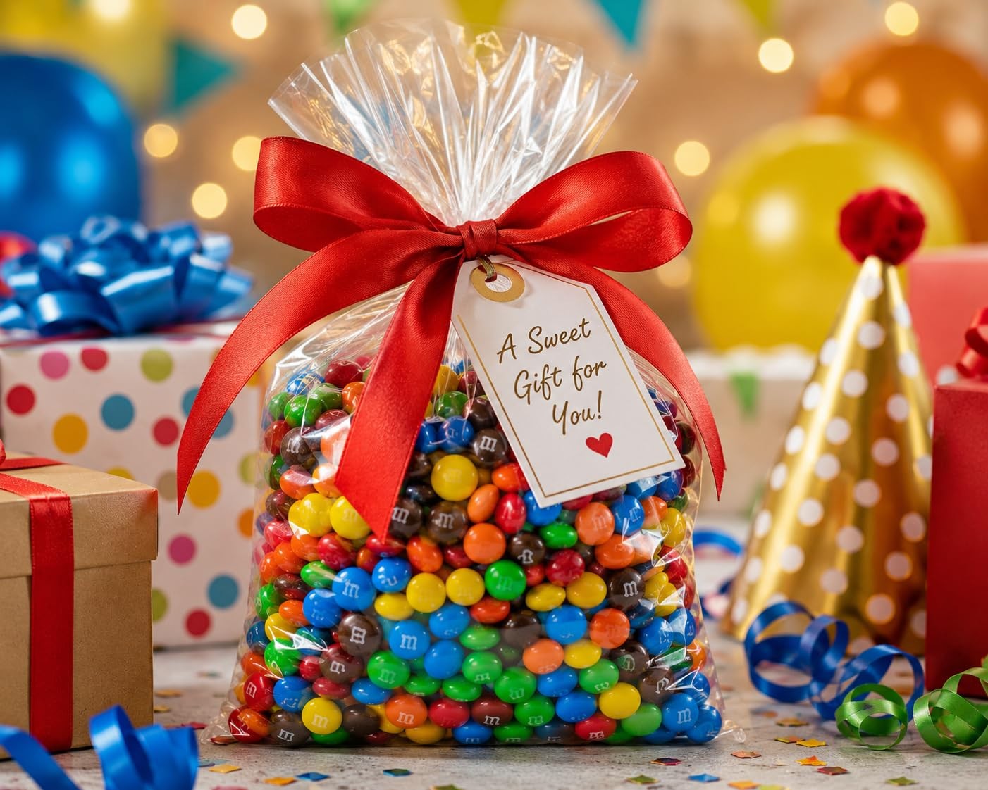 M&M Milk Chocolate Candy Bulk Bag 2.3 lb (38 oz) – Candy Coated Chocolate Pie…