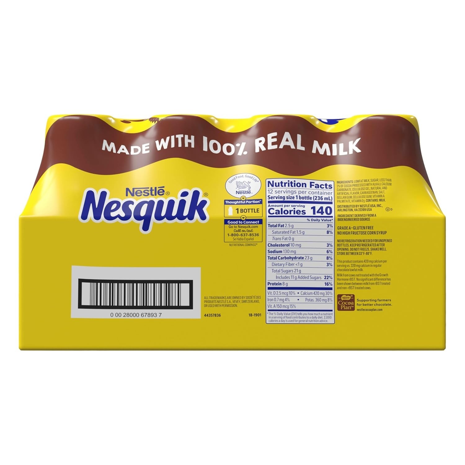 Classic Lowfat Chocolate Milk, 8 Fl Oz (12 Pack) – Tasty and Nutritious Beverage