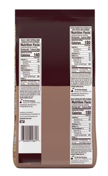 2 Pack-Hershey’s Nuggets Assortment, Variety Pack, 145-count, 52 Oz.