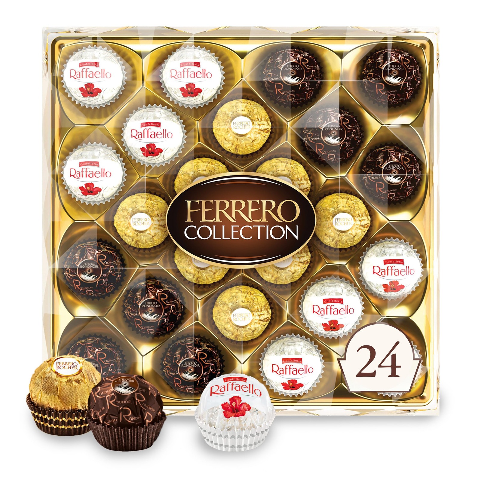 Ferrero Collection Gourmet Gift Box, 24 Count (Pack of 1),