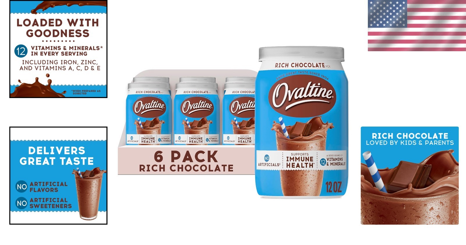 No Artificial Flavors Rich Chocolate, 72oz