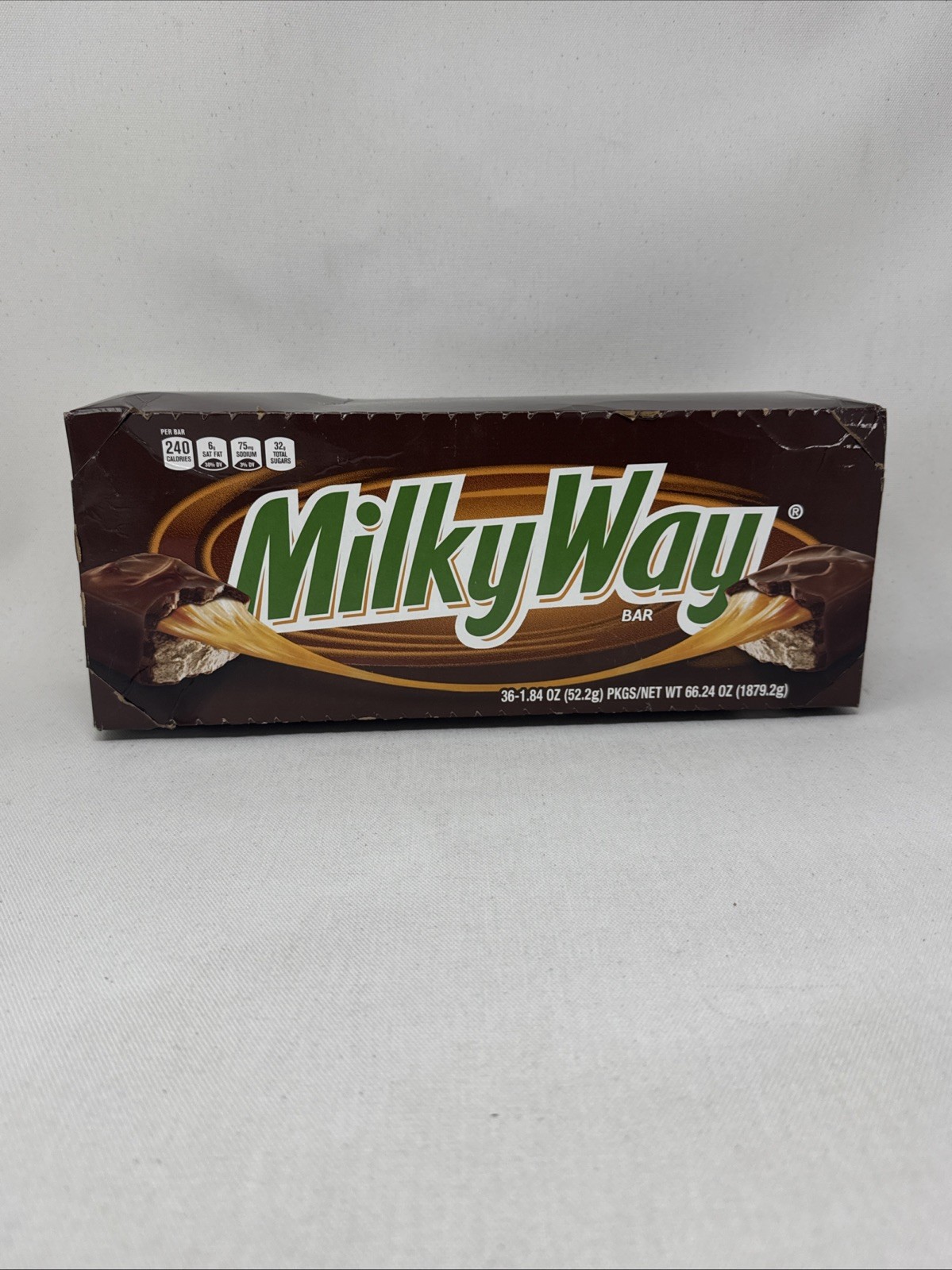 MILKY WAY Candy Milk Chocolate Bars Bulk Pack, Full Size, 1.84 oz Pack of 36)