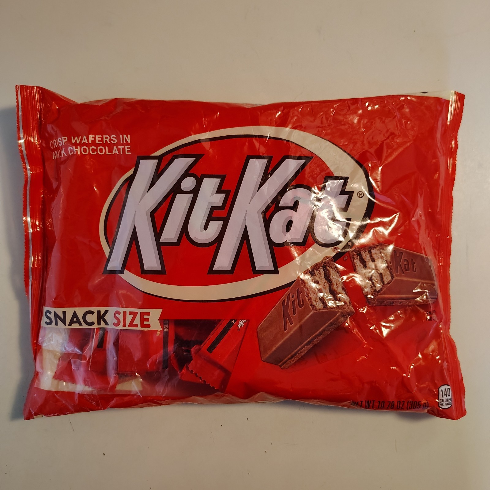 Kit Kat – Milk Choco. Crisp Wafers Candy Bars-Snack Size – 10.78oz/bag BB:12/24