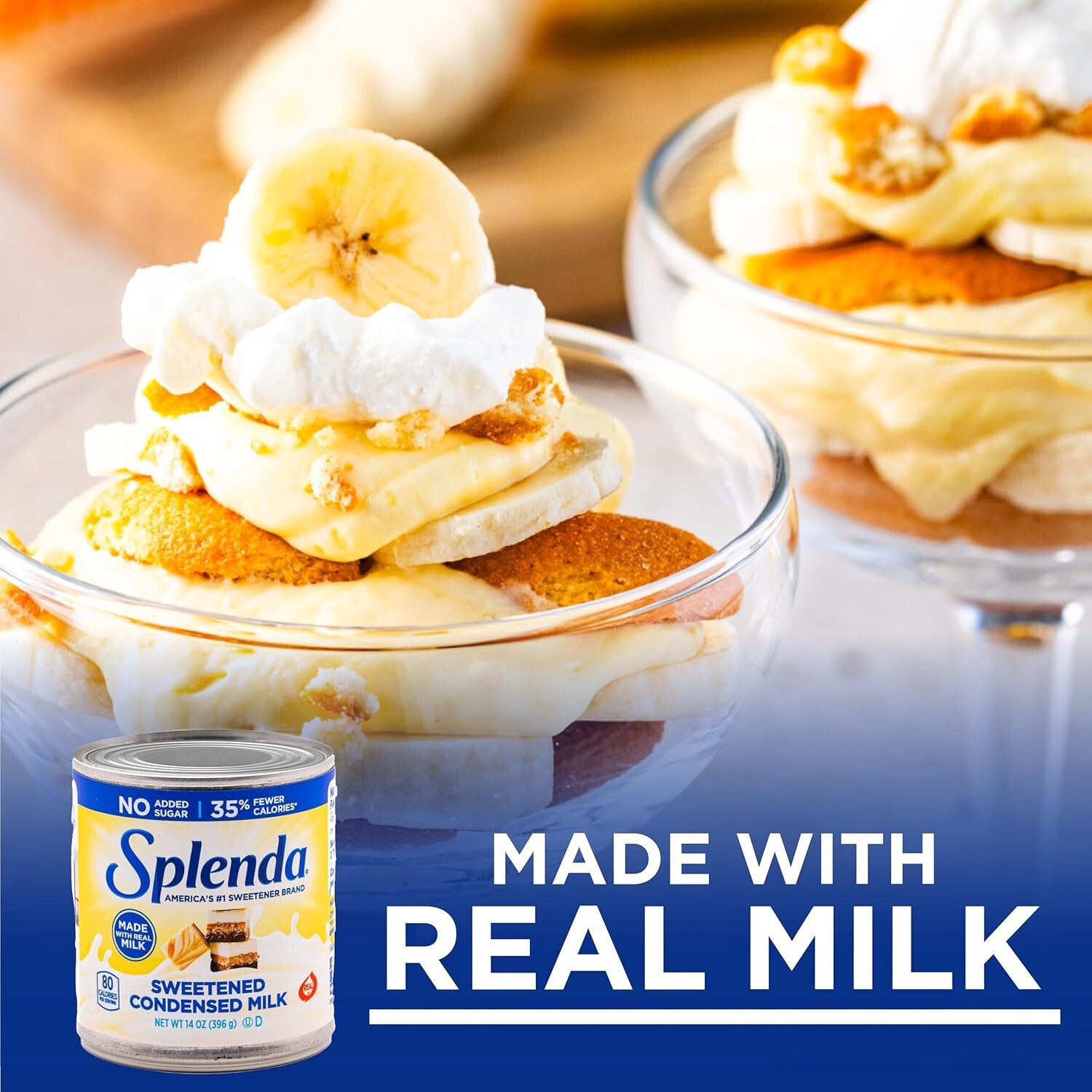 Reduced Calorie Sweetened Condensed Milk – No Sugar Added, 14oz Can