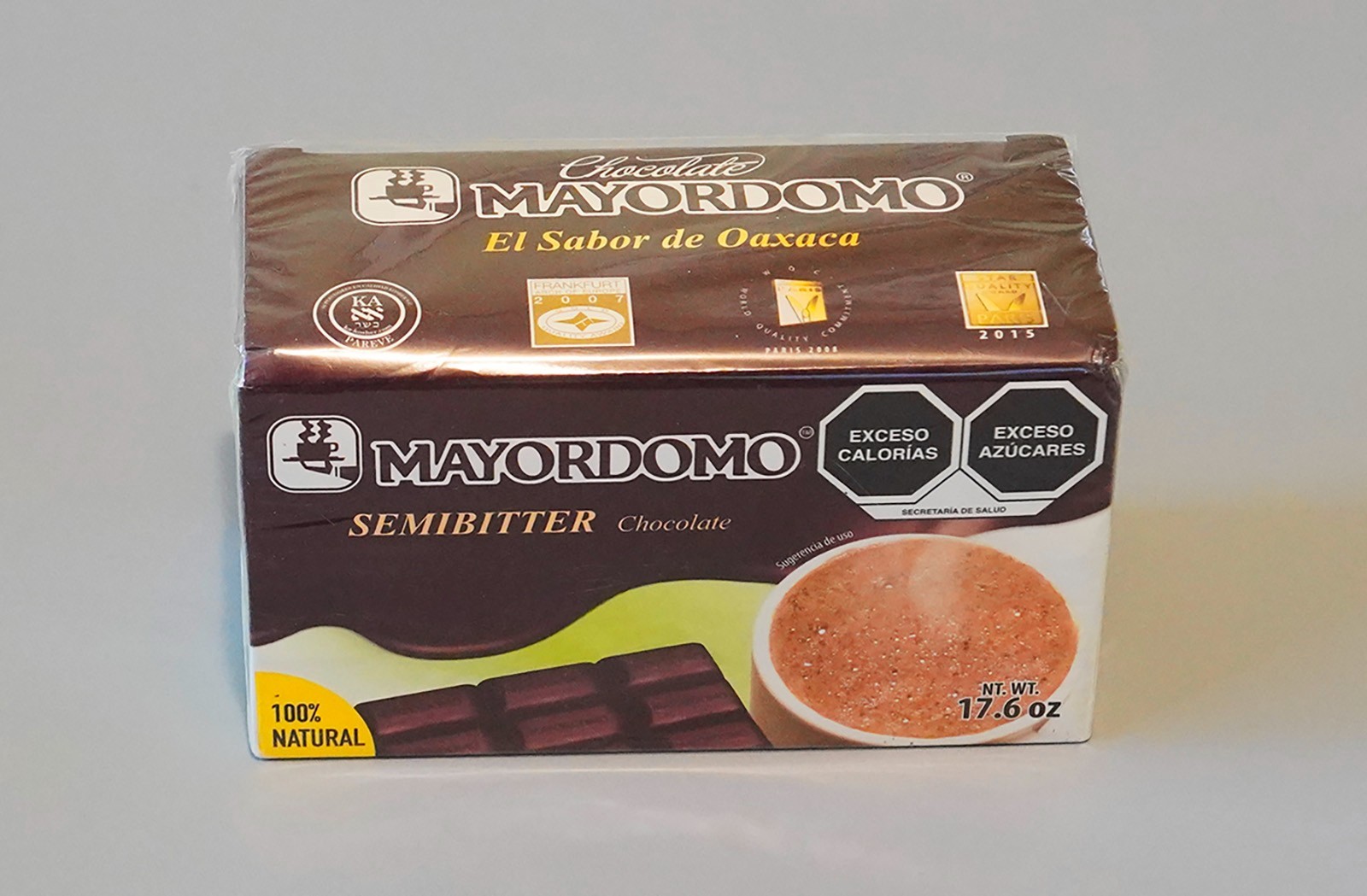 Mayordomo Chocolate Semi-sweet 100% Natural for a Oaxacan style hot chocolate