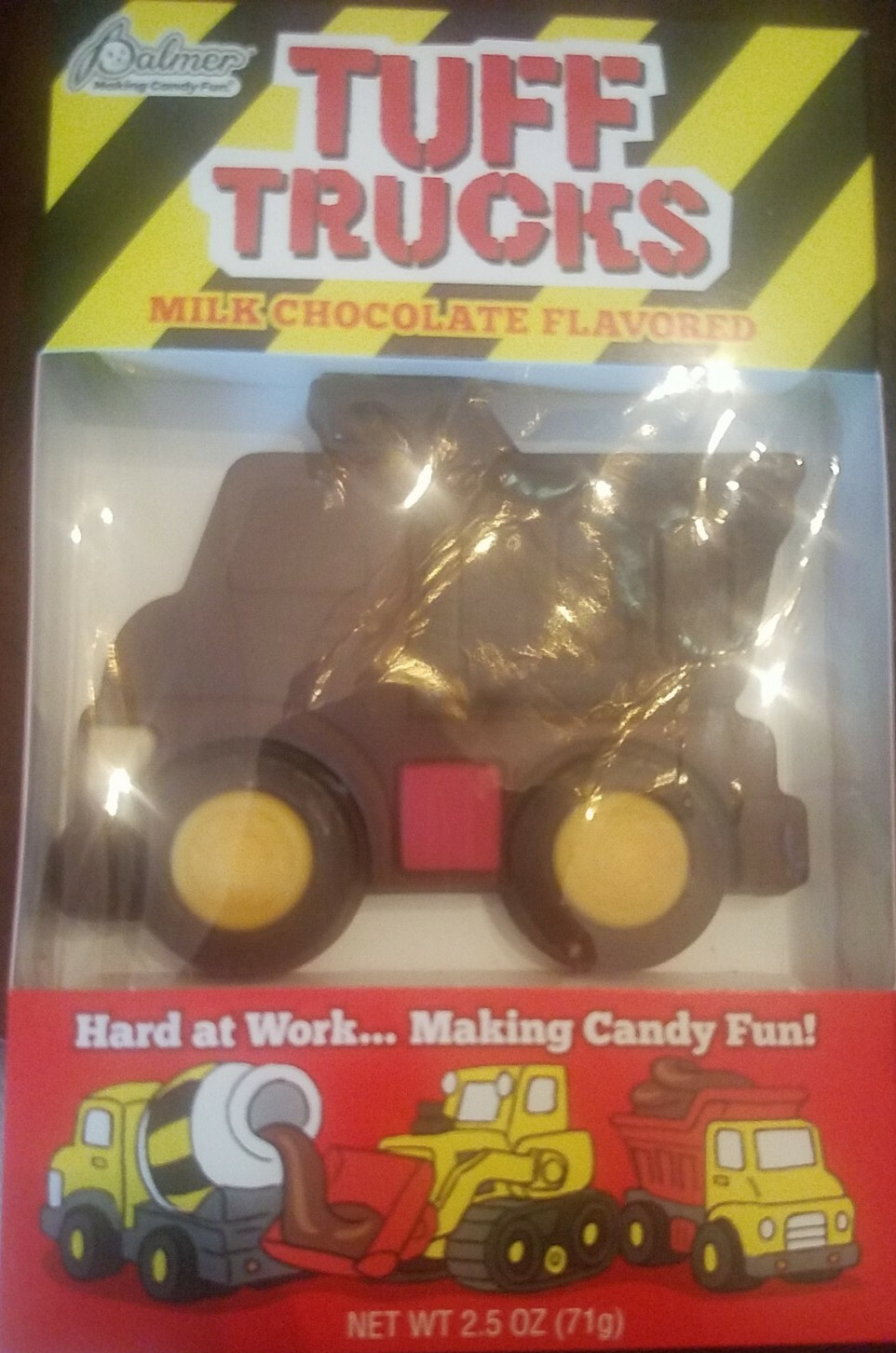 Palmer Tuff Trucks “Dump Truck” Milk Chocolate 2.5 Oz-Very Rare-SHIPS N 24 HOURS