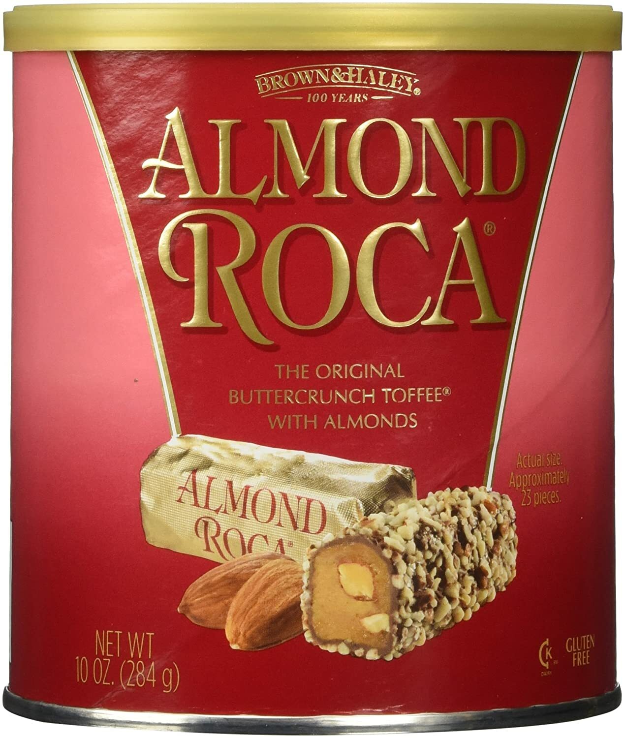 Brown & Haley 10 oz The Original ALMOND ROCA Buttercrunch Toffee ** BB 9/2024 **