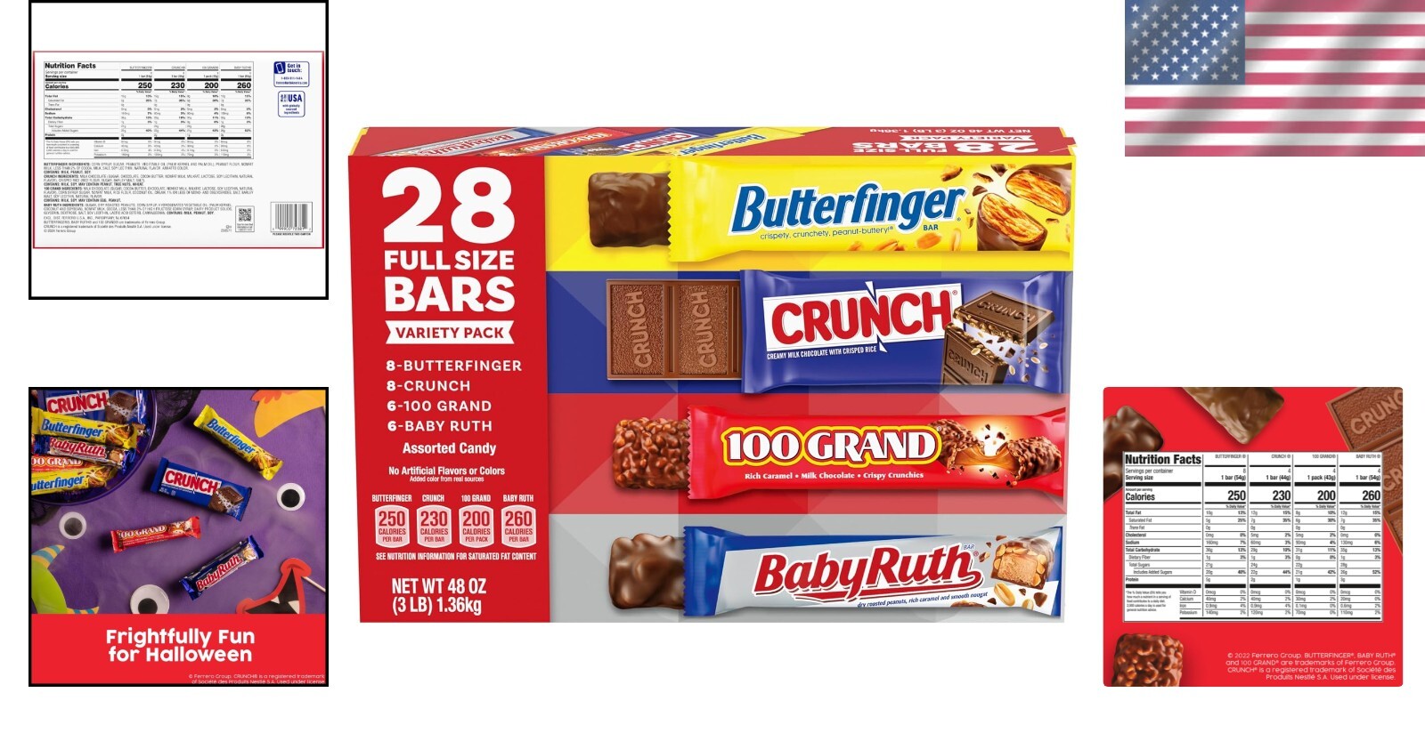Satisfying Assorted Candy Bars – 28 Count Full Size Selection for Every Occasion