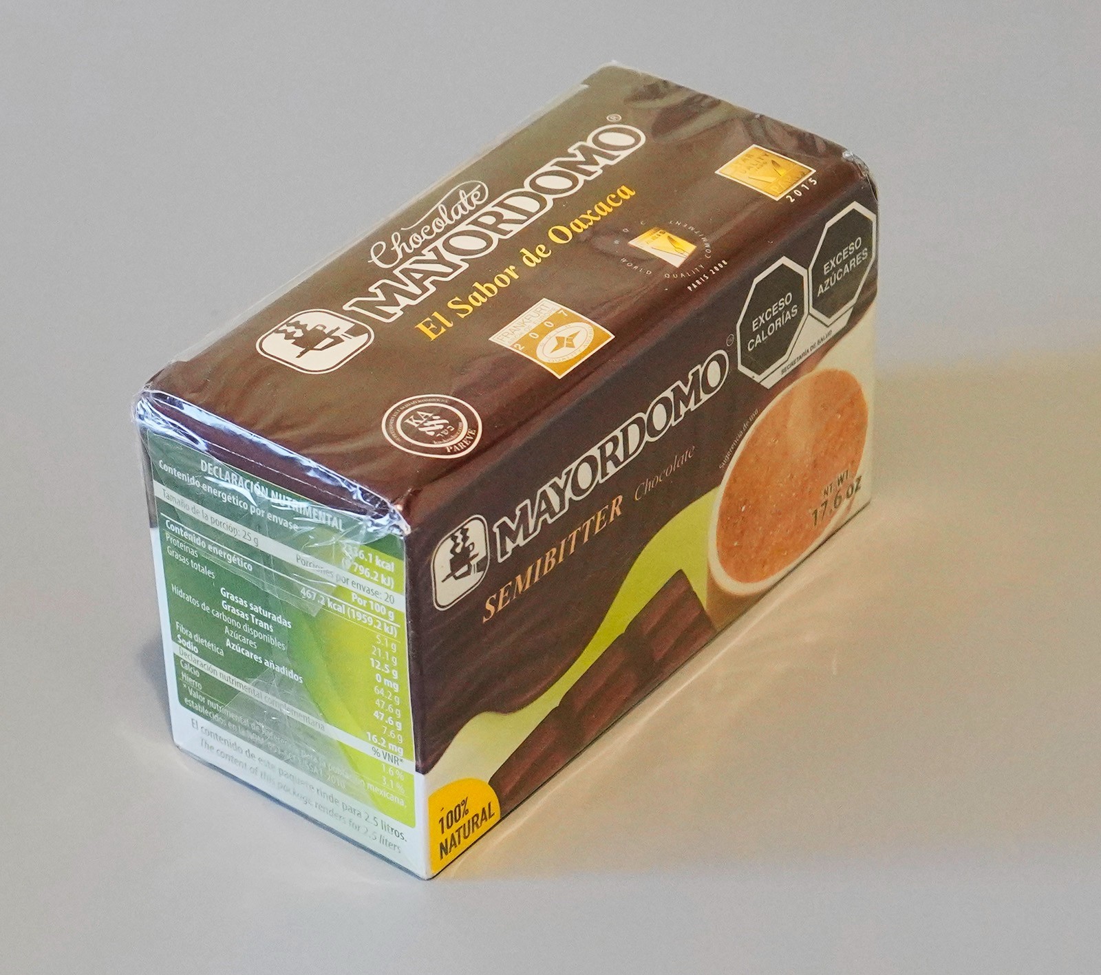 Mayordomo Chocolate Semi-sweet 100% Natural for a Oaxacan style hot chocolate