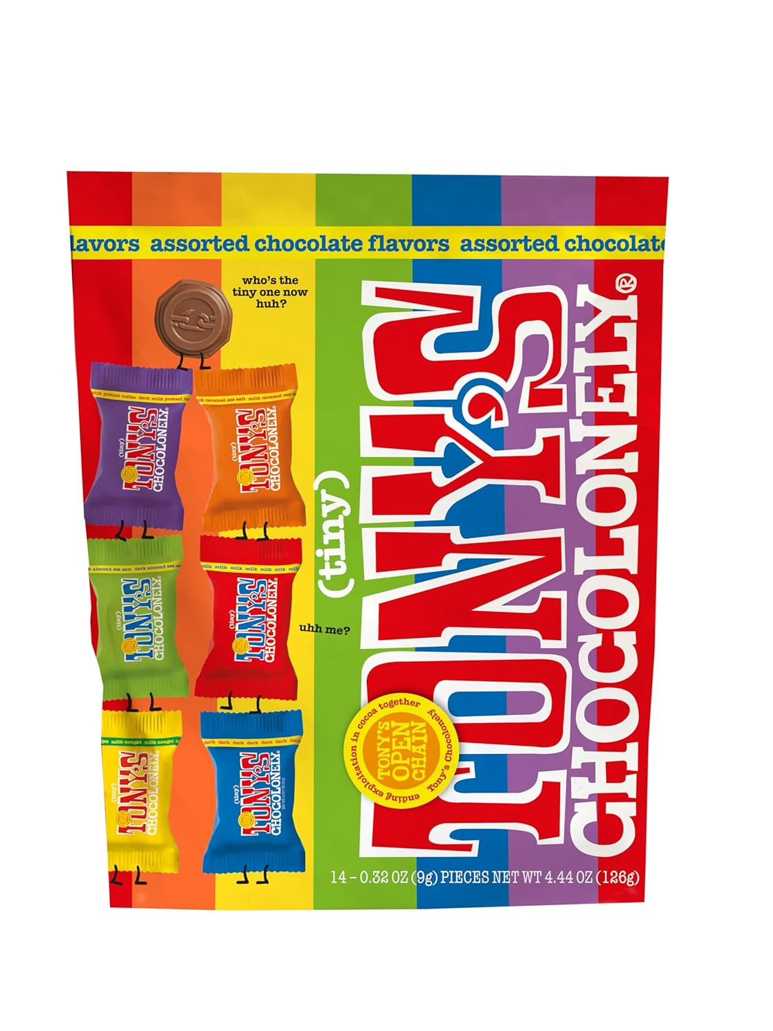 Tony’S Chocolonely Assorted Chocolate Candy Pieces, Belgian Milk & Dark Chocolat