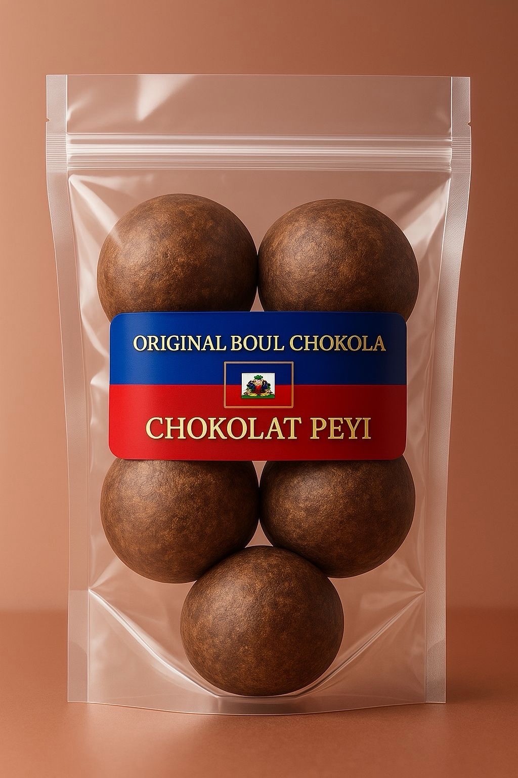 Haitian Cocoa Chocolate Balls Natural Raw 100% Cocoa Balls