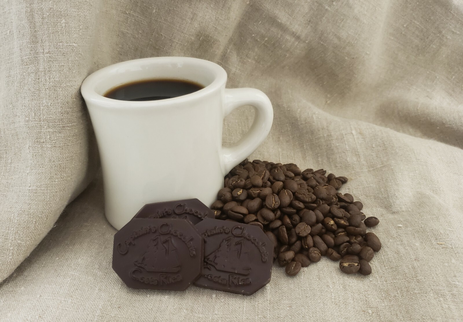 Captain’s Chocolate Gift Box Dark Chocolate 60% Cacao, All Organic, Pure, MFG US