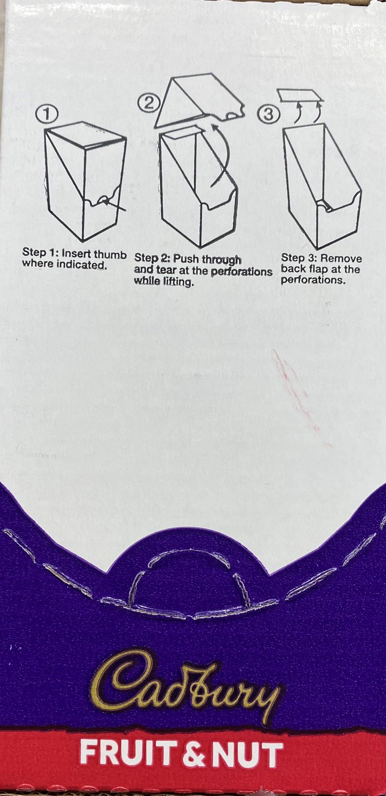 Cadbury Fruit N Nut 14 Bar Box