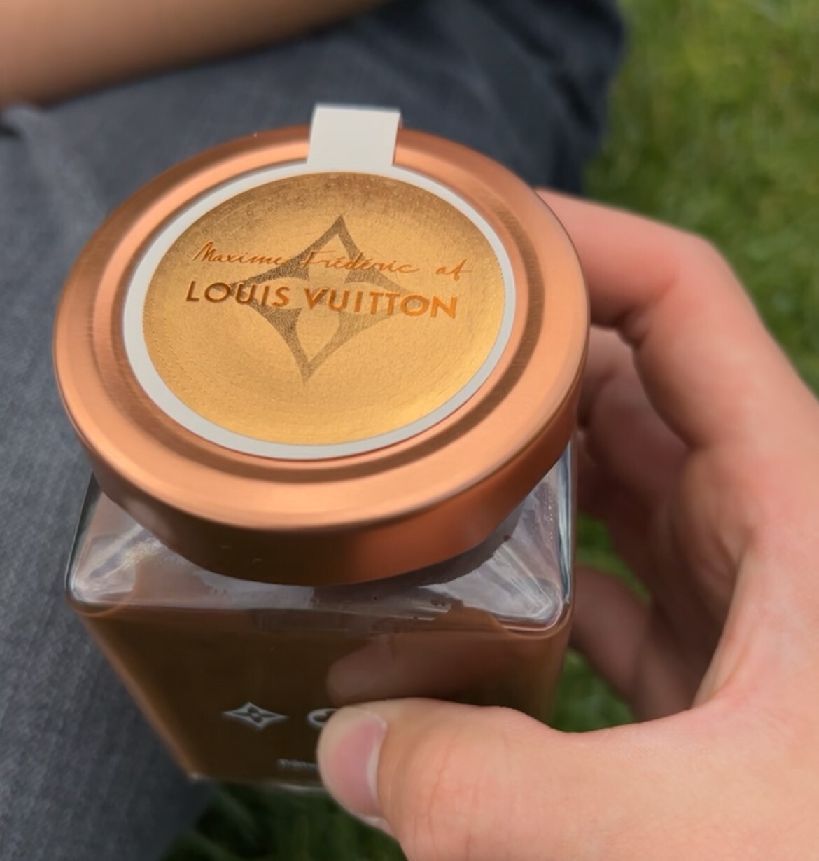 Louis Vuitton Hazelnut Chocolate Vanilla Spread Jar By Maison Fondée – RARE!