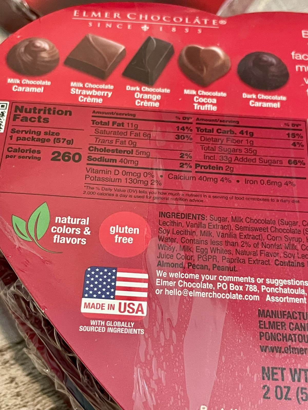 Valentines Chocolate Truffles 2 oz. Lot of 10 Rose Floral Heart Boxes BB 5/27