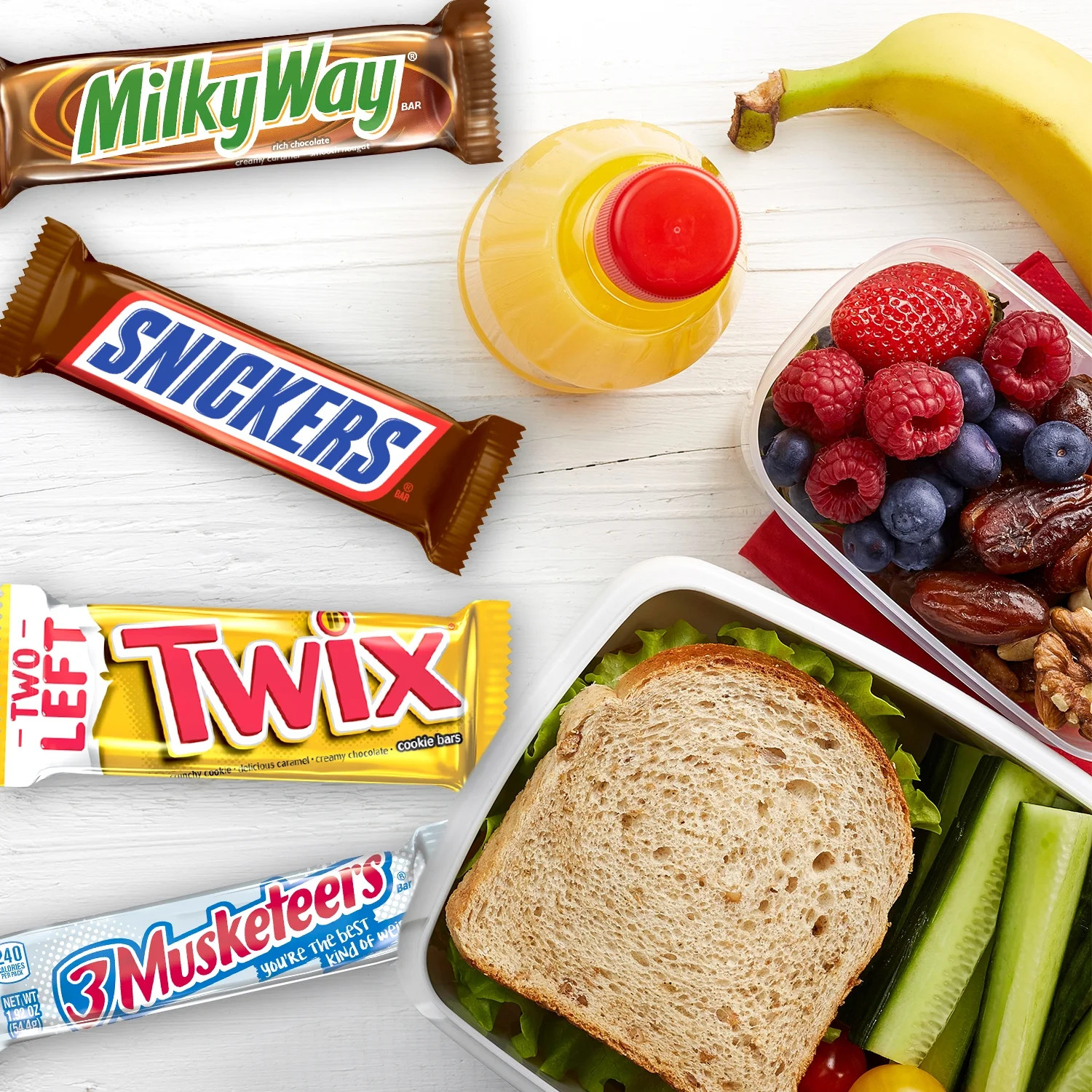 Snickers, Twix, Milky Way & More Assorted Milk Chocolate Candy Bars – 18 Bars