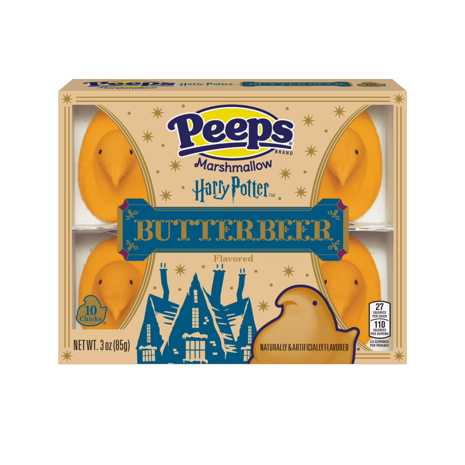🐥 Harry Potter Butterbeer Peeps 🐥 10 Chicks/Pack–2 PACK–FREE SHIPPING