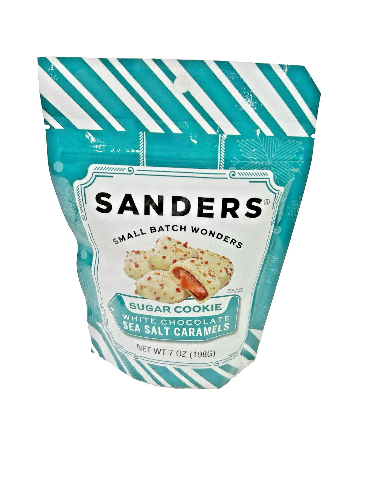 Sanders Sugar Cookie White Chocolate Caramels 7 oz Candy Treat