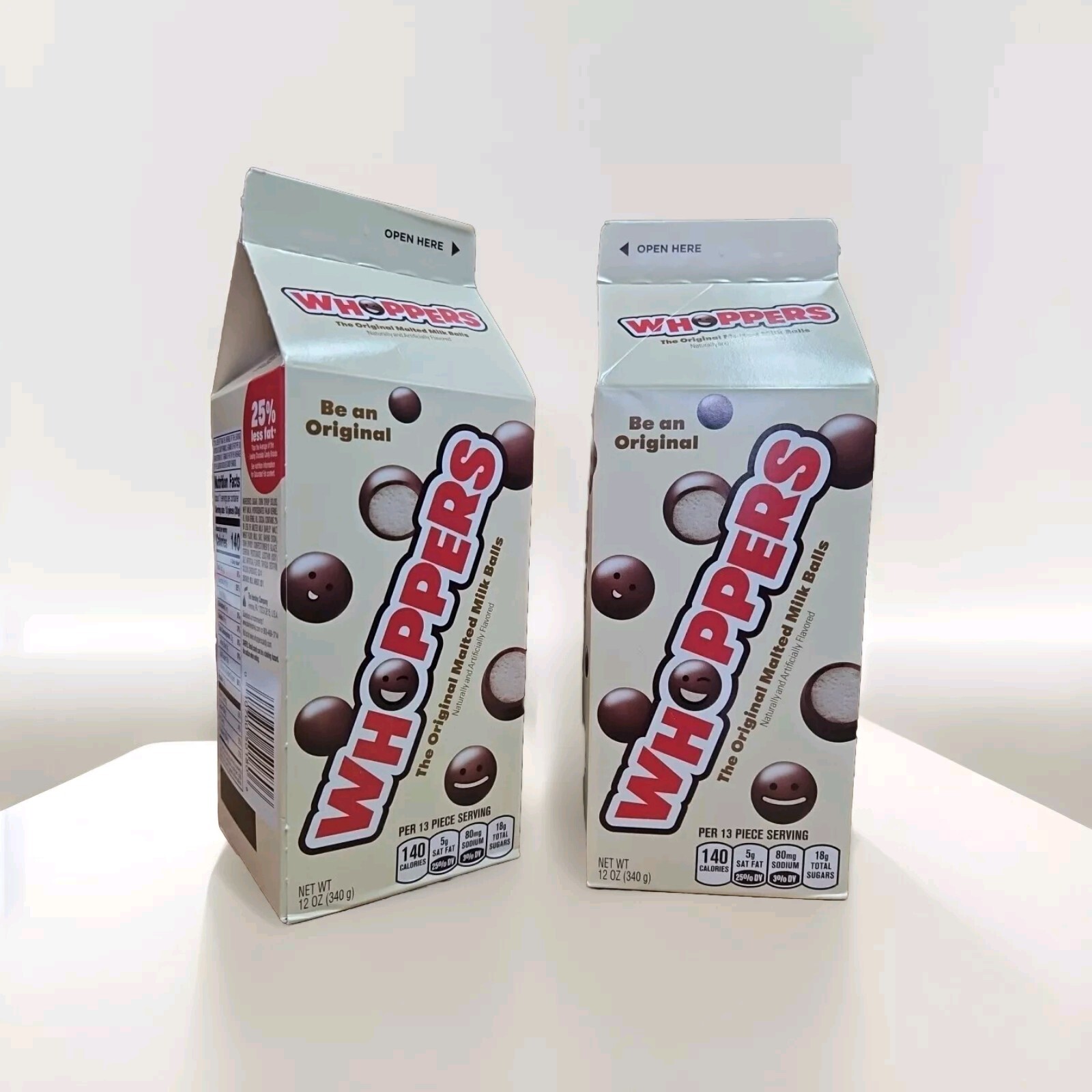 Whoppers Malted Milk Balls Candy, 2 Packs Of 12 oz