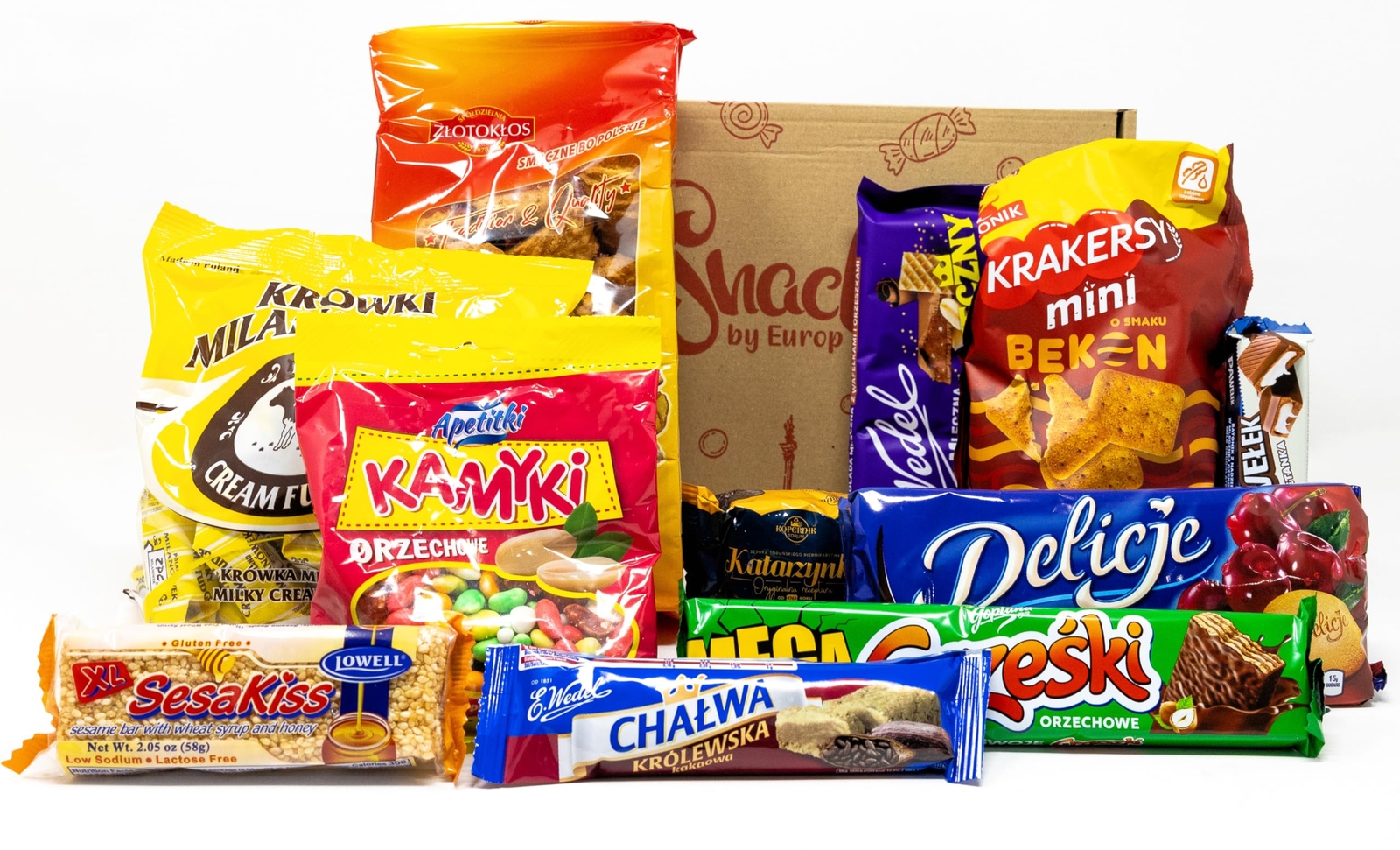 Polish Snacks Candy Gift Box Treats Poland Chocolates Wafers Cookies