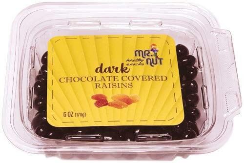 Mr.Nut Dark Chocolate Covered Raisins – 1 Pack 6 oz