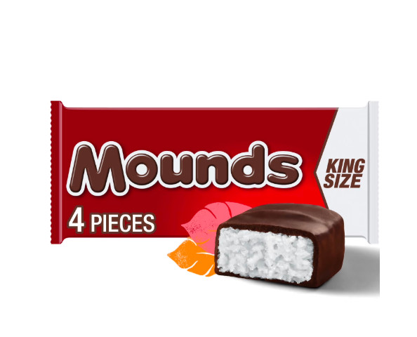 Mounds King Size Coconut Dark Chocolate Candy Bars 3 Pack 3.5oz 4 Pieces Each