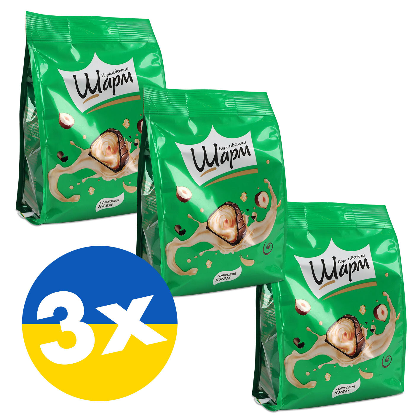 Royal Charm Chocolate Candy 3 Flavors 339g (11.96 oz) Королівський Шарм Ukraine