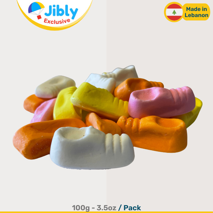 🇱🇧 Lebanese Sugar Shoes | Fruit Flavor Candy | 100g Packs | Wholesale Deals