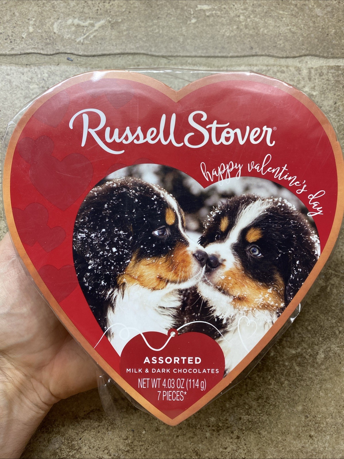 5 Russell Stover PUPPY Assorted Milk & Dark Chocolates – 6 Flavor