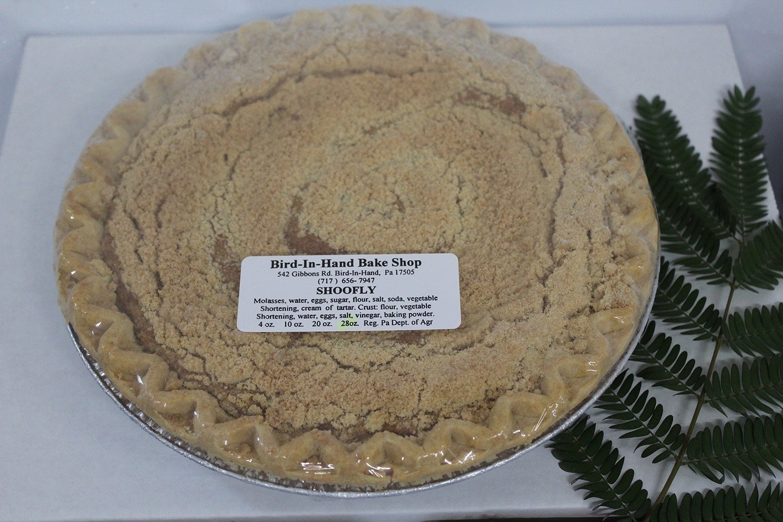 AmishTastes Bird-in-Hand Bake Shop Homemade Wet-Bottom Shoofly Pie, Favorite…