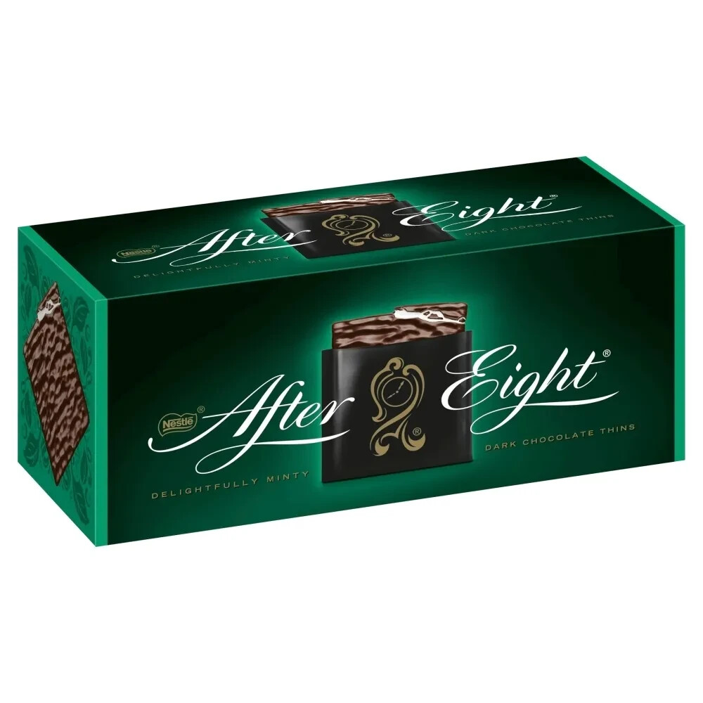 NESTLE AFTER EIGHT MINT CHOCOLATES NATURAL DARK CHOCOLATE REFRESH 200 g (7.1 oz)