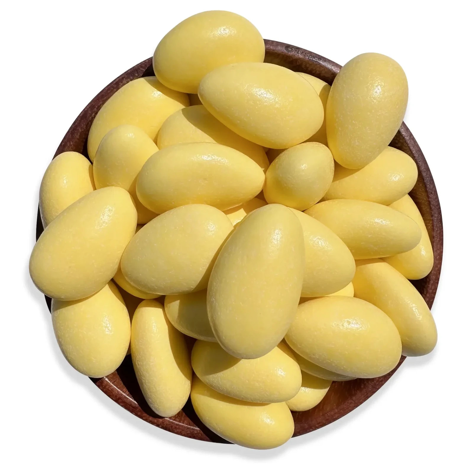 Super Fine Yellow Jordan Almonds – Premium Candy Coated Almonds, Party Treats