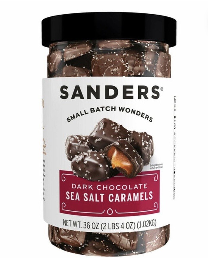 Sanders Dark Chocolate Sea Salt Caramels – 36oz