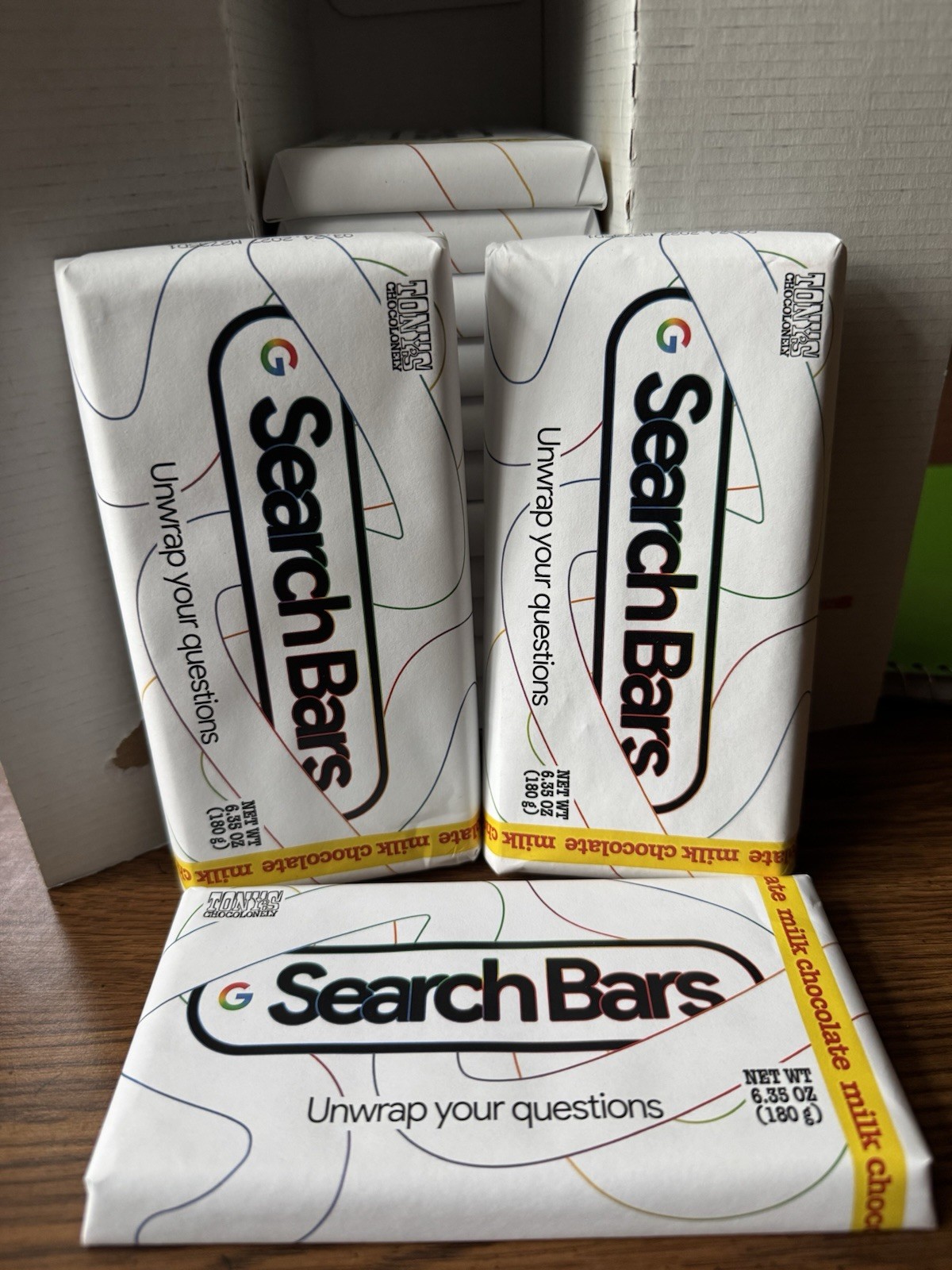 2025 Google Search Bars Tony’s Chocolonely Limited Edition Collaboration ￼
