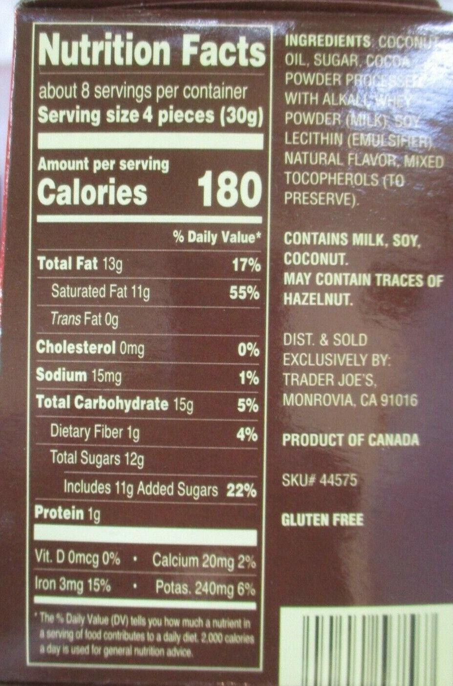 6 TRADER JOE’S COCOA TRUFFLES 8.8-OZ BOXES