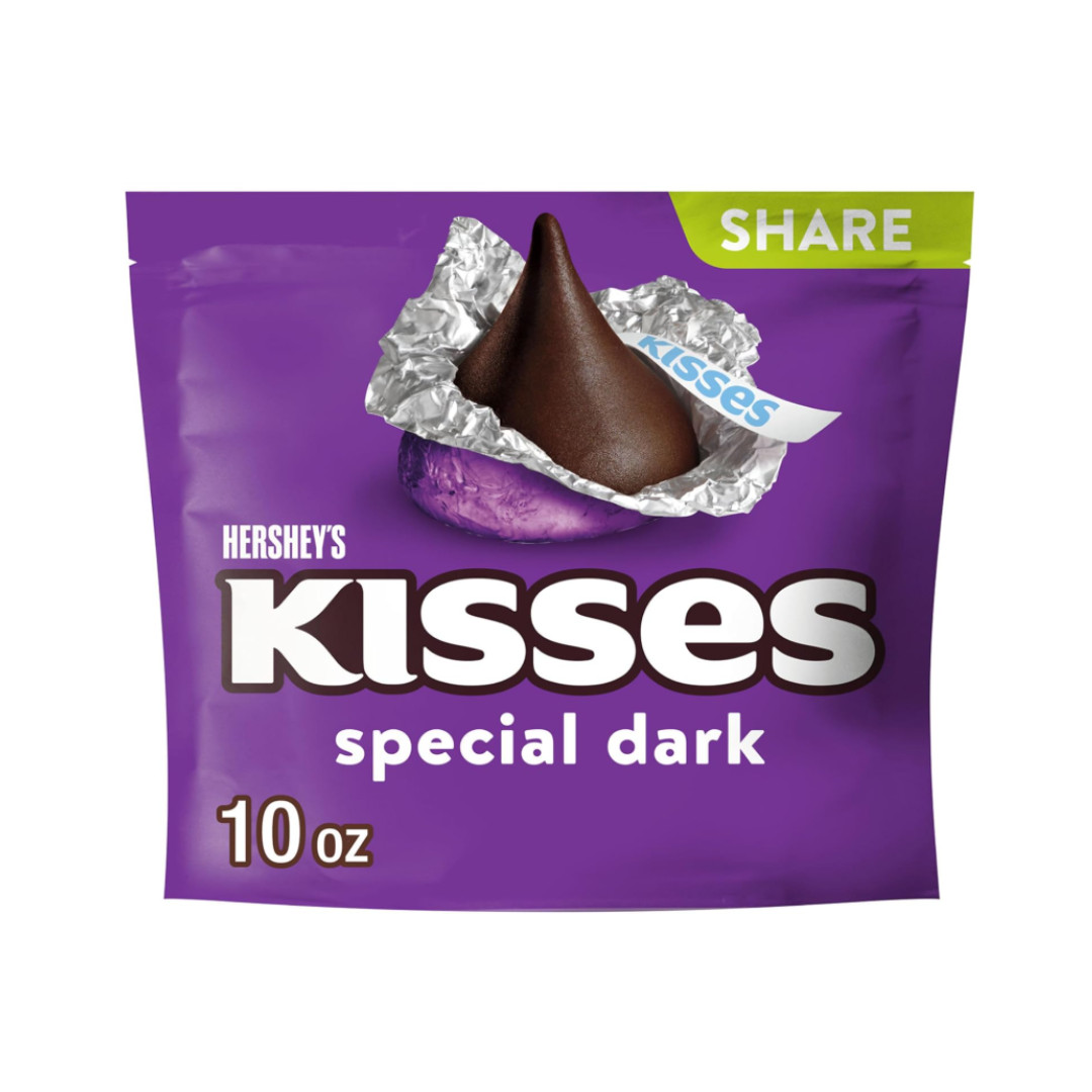 Hershey’s Kisses Special Dark Chocolate 10oz Bag Share Size Candy