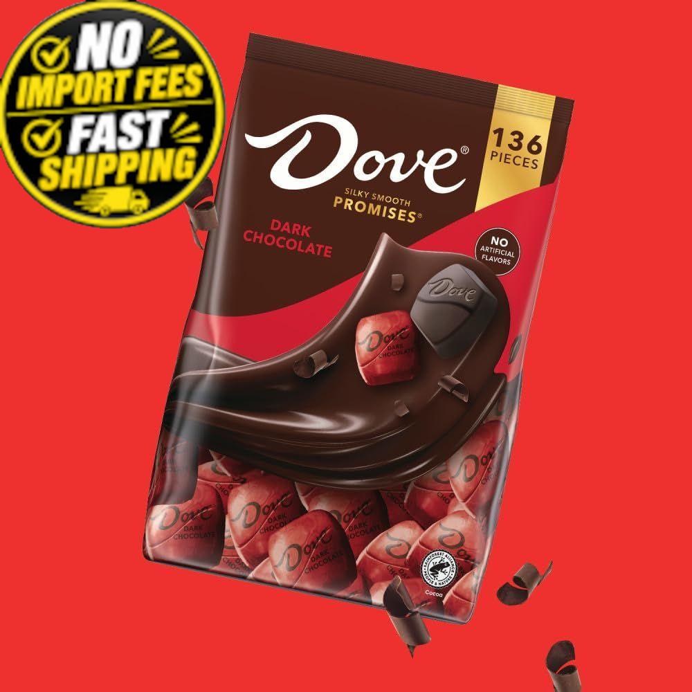 DOVE PROMISES Dark Chocolate Candy, 38.9 Ounce (Pack of 1),