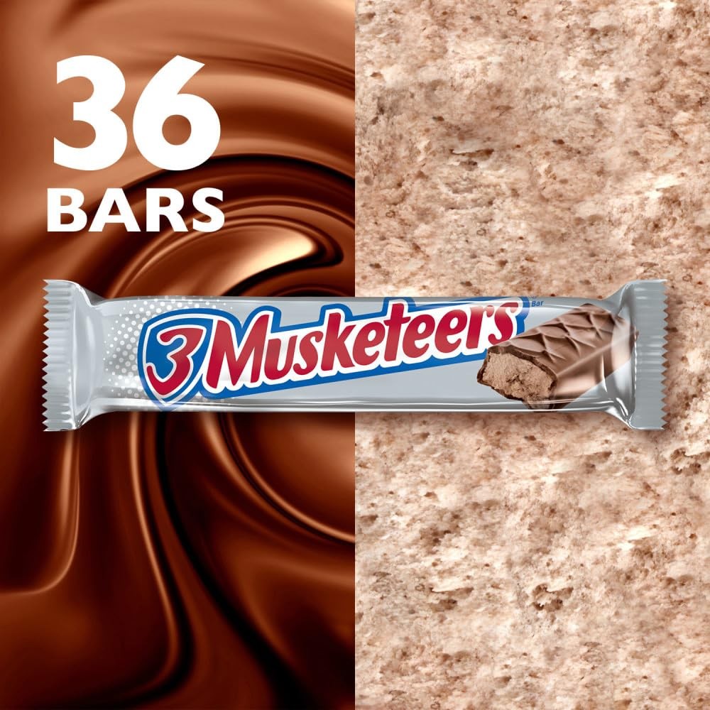 Candy Milk Chocolate Bars, Full Size, 1.92 oz Bar (Pack of 36) Box