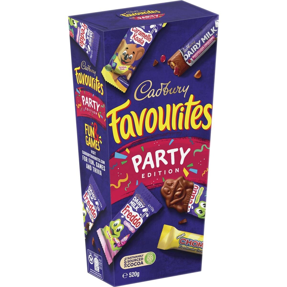 Cadbury Favourites Party Edition Chocolates 520g Assorted Sweet Treats Snack