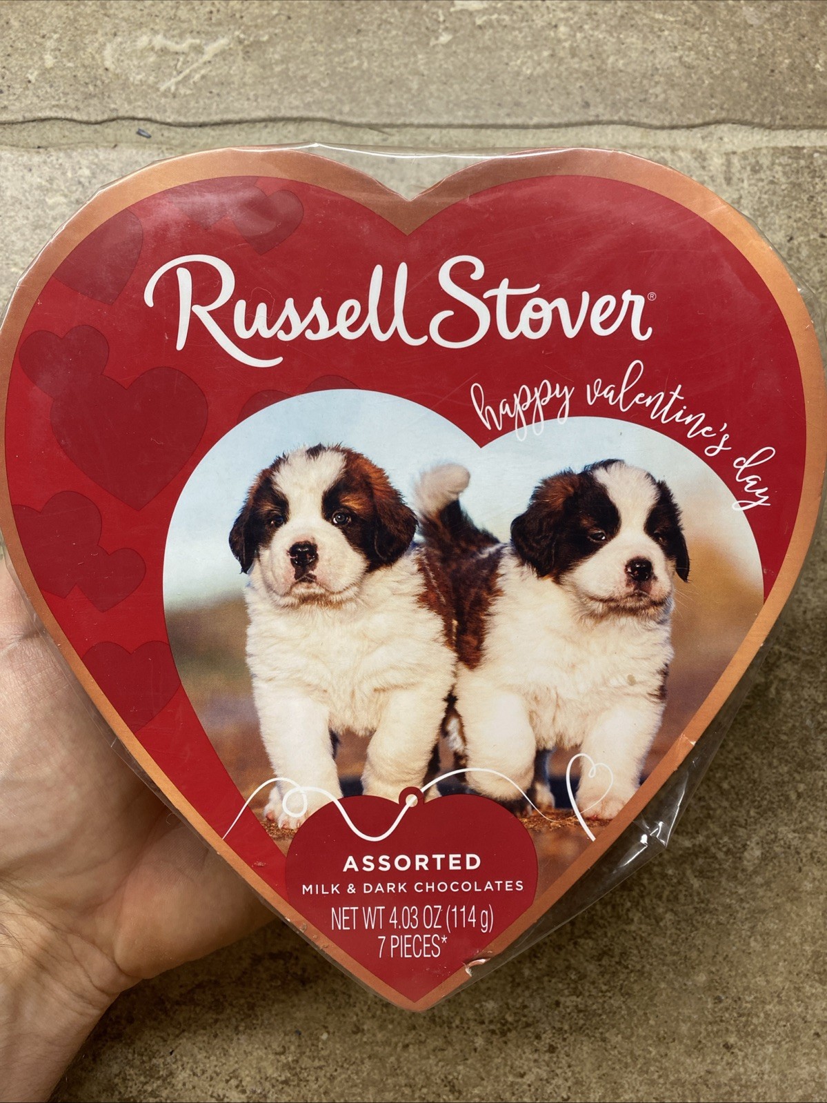 5 Russell Stover PUPPY Assorted Milk & Dark Chocolates – 6 Flavor