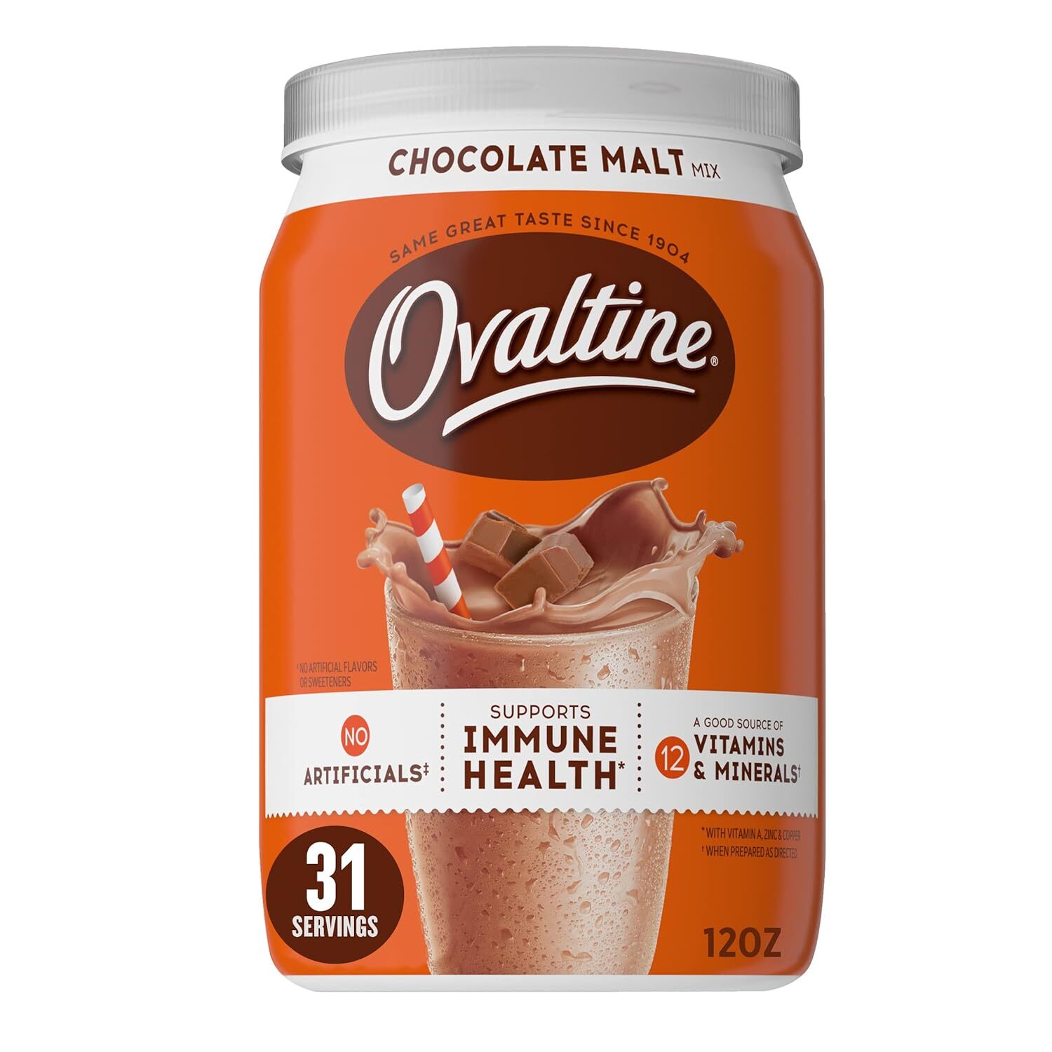 Malta De Chocolate Con Sabor A Leche Ovaltine (Paquete De 6)