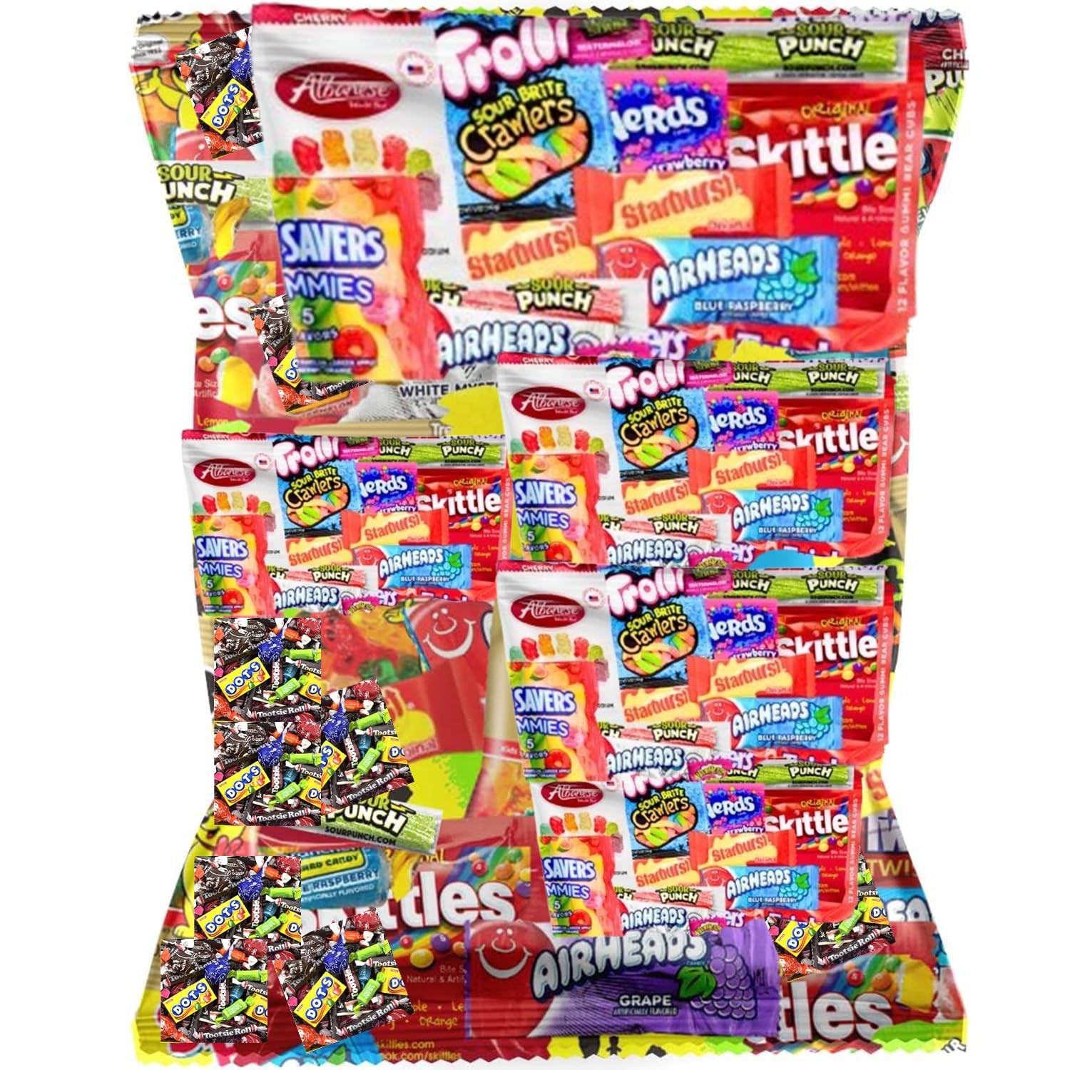 Bulk Assorted Fruit Candy – Starburst, Skittles, Fish, Air Heads, Jolly Rancher,