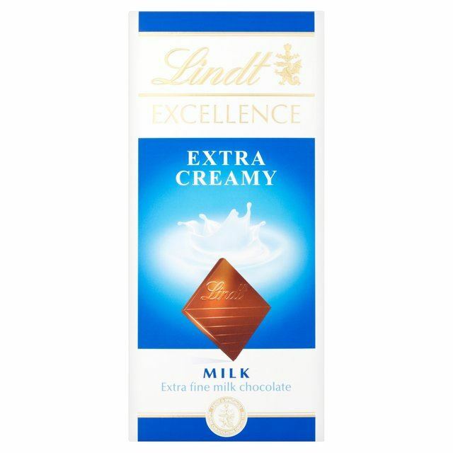 Lindt Excellence Extra Creamy Milk Chocolate Bar – 100g